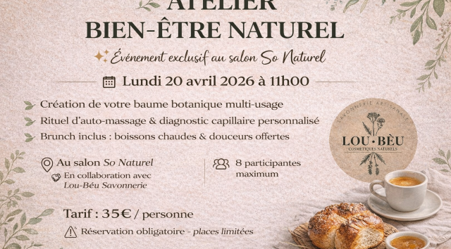 Un événement bien-être unique à Chartres au salon So Naturel